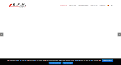 Desktop Screenshot of efm-gmbh.de